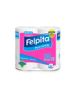 FELPITA HIGIENICO DOBLE HOJA 10X4 X 30 MTS