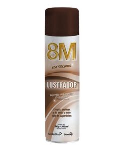 8M LUSTRADOR CON SILICONAS EN AEROSOL X 360CC